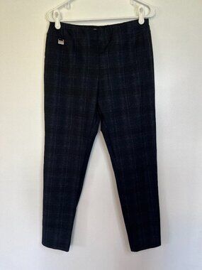 Zac & Rachel Black Plaid Dress Pants